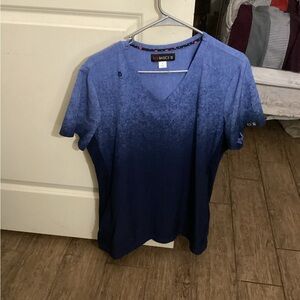 Koi Blue Gradient Women's Top